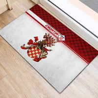 Croatia Rubber Doormat Vintage Coat Of Arms - Wonder Print Shop