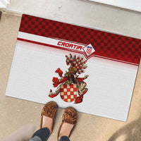 Croatia Rubber Doormat Vintage Coat Of Arms - Wonder Print Shop