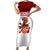 Personalized Croatia Short Sleeve Bodycon Dress Vintage Coat Of Arms - Wonder Print Shop