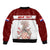 Personalized Croatia Sleeve Zip Bomber Jacket Vintage Coat Of Arms - Wonder Print Shop