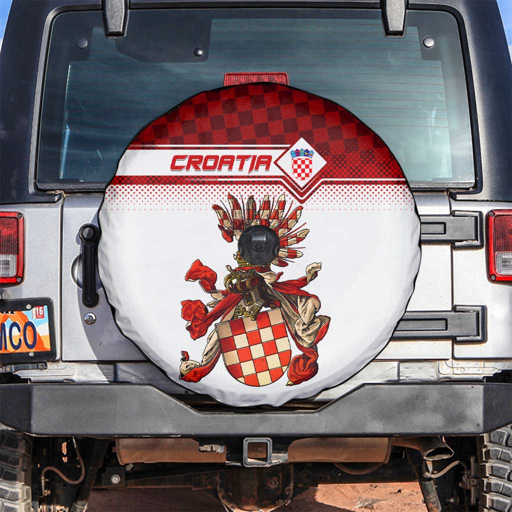 Croatia Spare Tire Cover Vintage Coat Of Arms - Wonder Print Shop