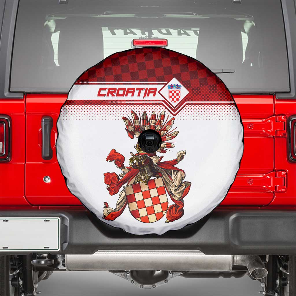 Croatia Spare Tire Cover Vintage Coat Of Arms - Wonder Print Shop