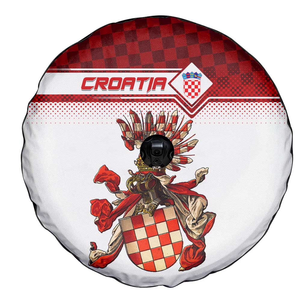 Croatia Spare Tire Cover Vintage Coat Of Arms - Wonder Print Shop