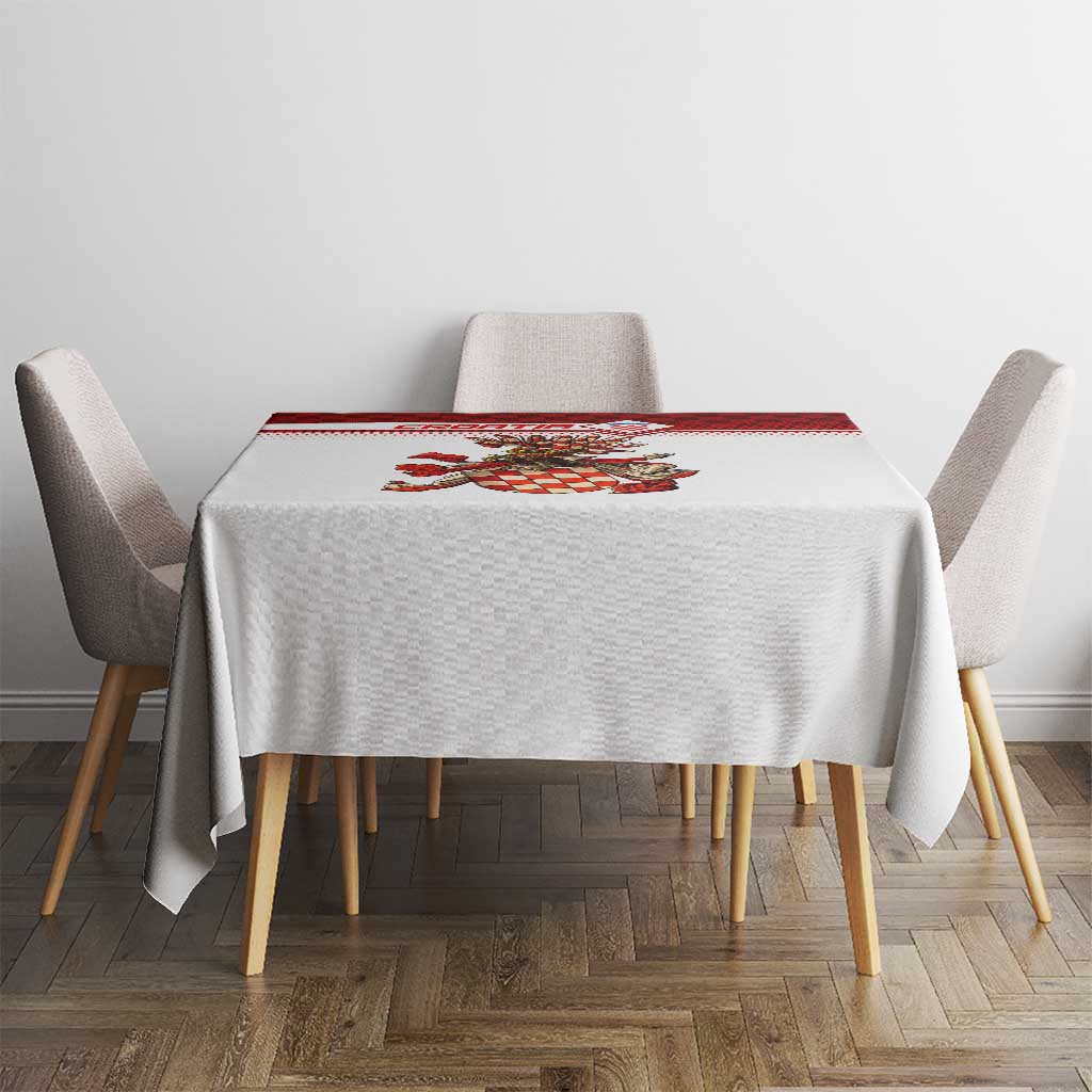 Croatia Tablecloth Vintage Coat Of Arms - Wonder Print Shop