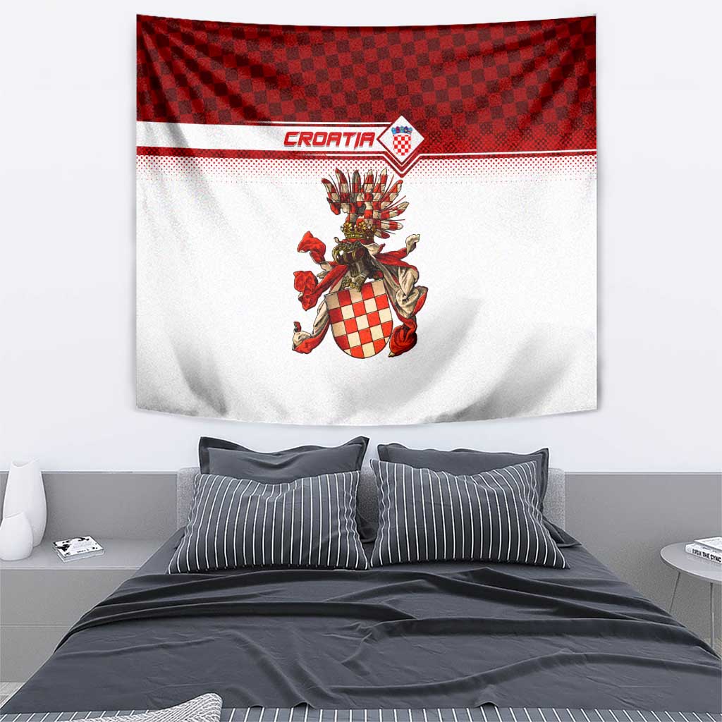 Croatia Tapestry Vintage Coat Of Arms - Wonder Print Shop
