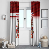 Croatia Window Curtain Vintage Coat Of Arms - Wonder Print Shop