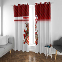 Croatia Window Curtain Vintage Coat Of Arms - Wonder Print Shop