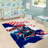 Croatian Knights Area Rug Hrvatska Coat Of Arms - Wonder Print Shop