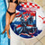 Croatian Knights Beach Blanket Hrvatska Coat Of Arms - Wonder Print Shop