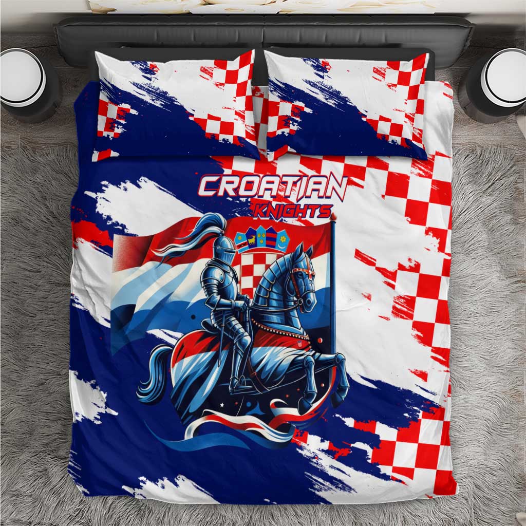 Croatian Knights Bedding Set Hrvatska Coat Of Arms - Wonder Print Shop