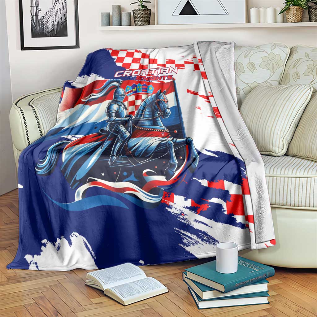 Croatian Knights Blanket Hrvatska Coat Of Arms