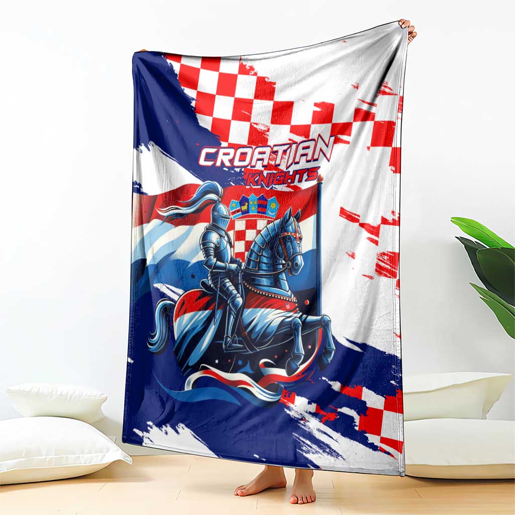 Croatian Knights Blanket Hrvatska Coat Of Arms