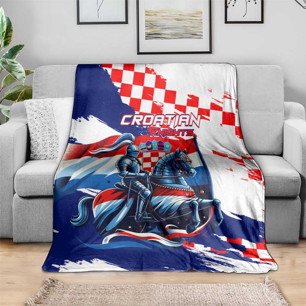 Croatian Knights Blanket Hrvatska Coat Of Arms