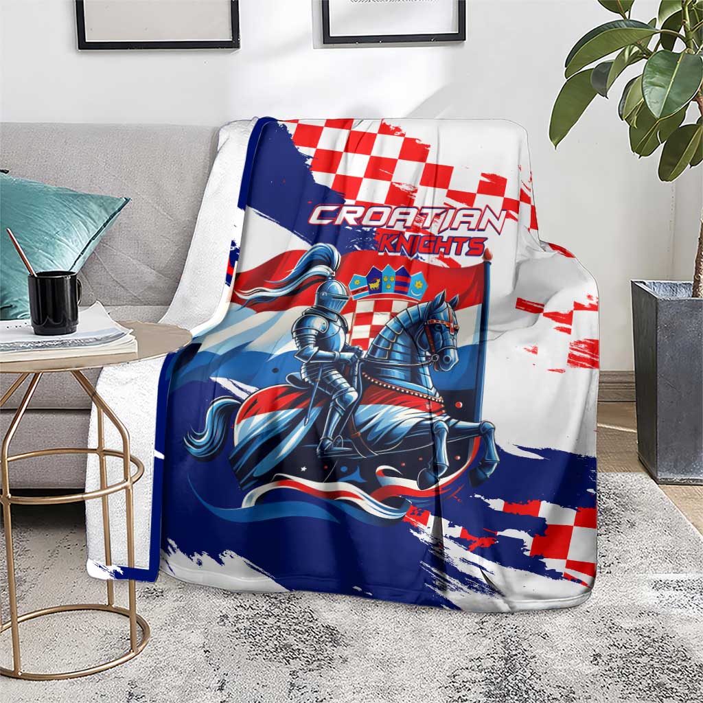 Croatian Knights Blanket Hrvatska Coat Of Arms