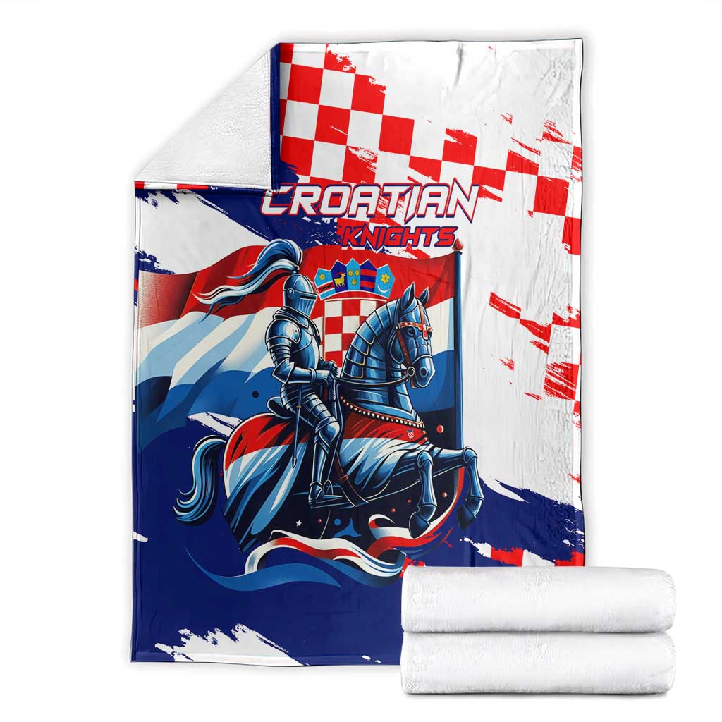 Croatian Knights Blanket Hrvatska Coat Of Arms