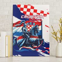 Croatian Knights Canvas Wall Art Hrvatska Coat Of Arms - Wonder Print Shop