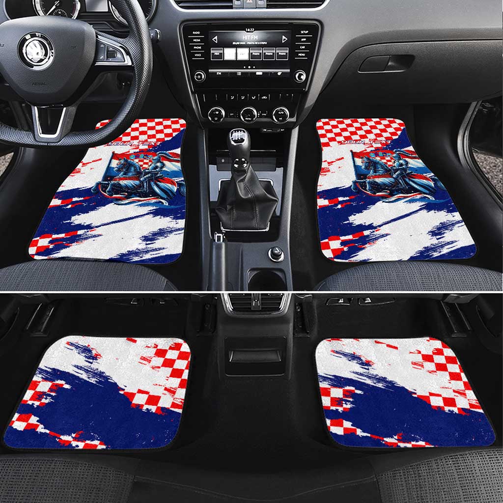 Croatian Knights Car Mats Hrvatska Coat Of Arms - Wonder Print Shop