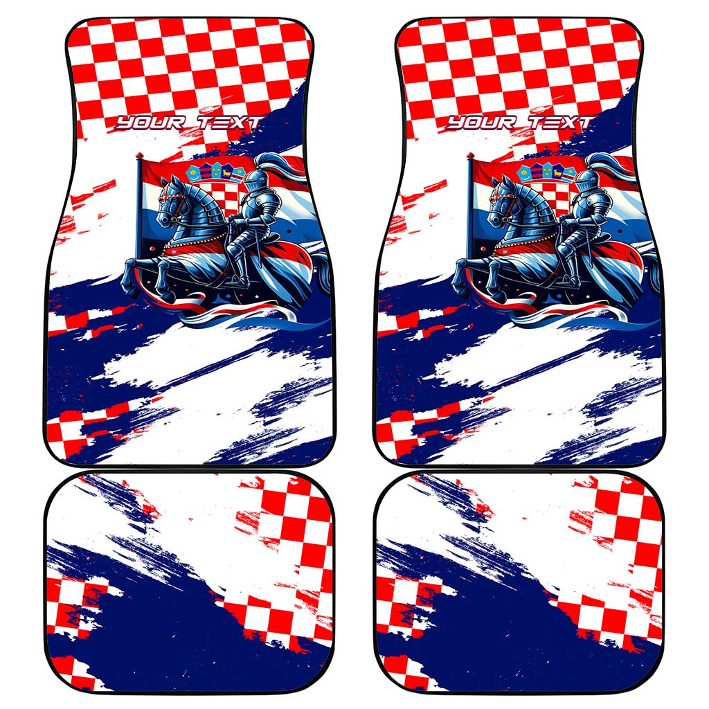 Croatian Knights Car Mats Hrvatska Coat Of Arms - Wonder Print Shop
