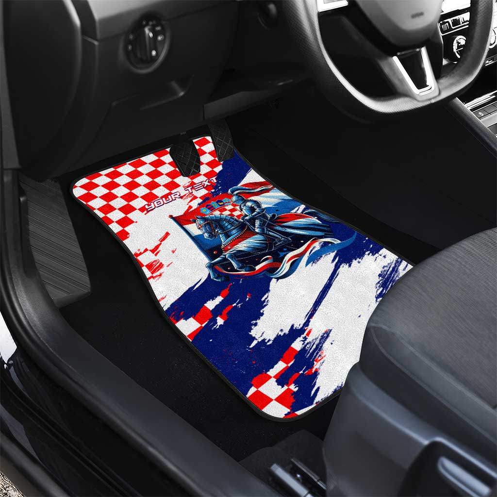Croatian Knights Car Mats Hrvatska Coat Of Arms - Wonder Print Shop