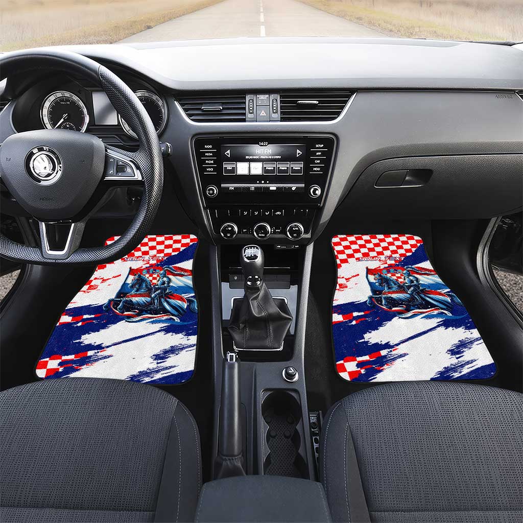 Croatian Knights Car Mats Hrvatska Coat Of Arms - Wonder Print Shop