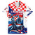 Personalized Croatian Knights Family Matching Tank Maxi Dress and Hawaiian Shirt Hrvatska Coat Of Arms - Wonder Print Shop