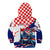 Personalized Croatian Knights Kid Hoodie Hrvatska Coat Of Arms - Wonder Print Shop