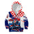 Personalized Croatian Knights Kid Hoodie Hrvatska Coat Of Arms - Wonder Print Shop