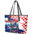 Croatian Knights Leather Tote Bag Hrvatska Coat Of Arms - Wonder Print Shop