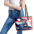 Croatian Knights Leather Tote Bag Hrvatska Coat Of Arms - Wonder Print Shop
