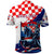 Personalized Croatian Knights Polo Shirt Hrvatska Coat Of Arms - Wonder Print Shop