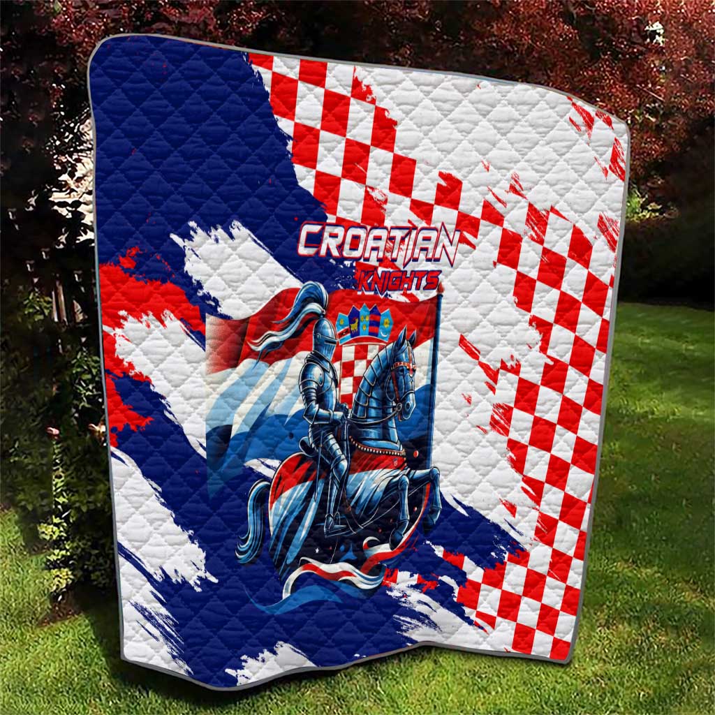 Croatian Knights Quilt Hrvatska Coat Of Arms - Wonder Print Shop