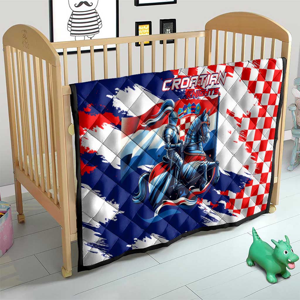 Croatian Knights Quilt Hrvatska Coat Of Arms - Wonder Print Shop