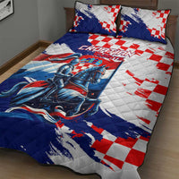 Croatian Knights Quilt Bed Set Hrvatska Coat Of Arms - Wonder Print Shop