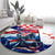 Croatian Knights Round Carpet Hrvatska Coat Of Arms