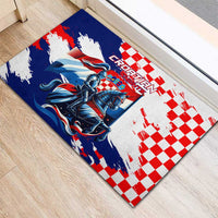 Croatian Knights Rubber Doormat Hrvatska Coat Of Arms - Wonder Print Shop