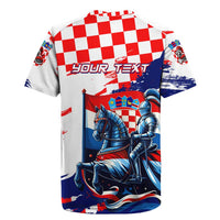 Personalized Croatian Knights Rugby Jersey Hrvatska Coat Of Arms - Wonder Print Shop
