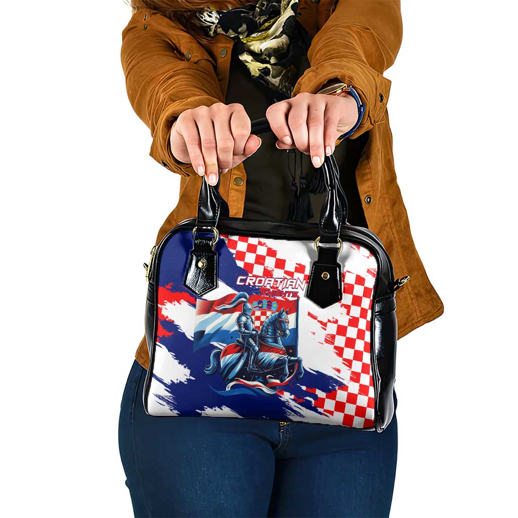 Croatian Knights Shoulder Handbag Hrvatska Coat Of Arms