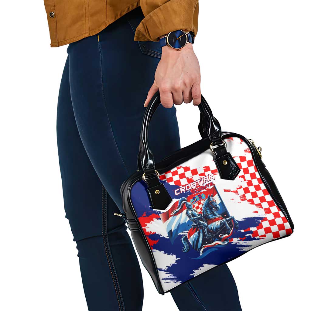 Croatian Knights Shoulder Handbag Hrvatska Coat Of Arms