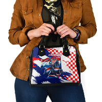 Croatian Knights Shoulder Handbag Hrvatska Coat Of Arms