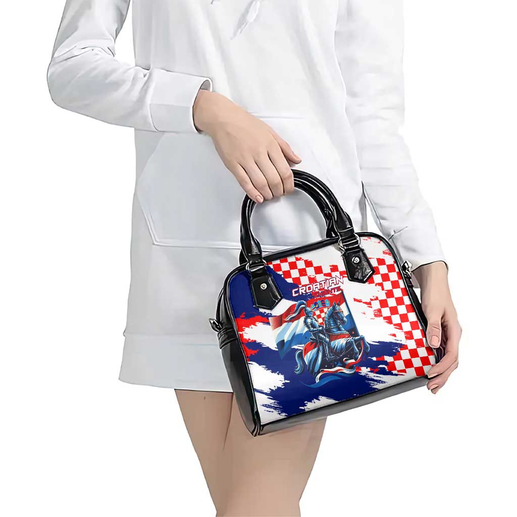 Croatian Knights Shoulder Handbag Hrvatska Coat Of Arms