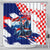 Croatian Knights Shower Curtain Hrvatska Coat Of Arms