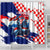 Croatian Knights Shower Curtain Hrvatska Coat Of Arms