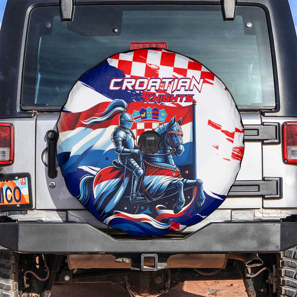 Croatian Knights Spare Tire Cover Hrvatska Coat Of Arms - Wonder Print Shop