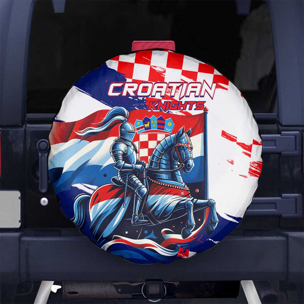 Croatian Knights Spare Tire Cover Hrvatska Coat Of Arms - Wonder Print Shop