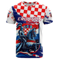 Personalized Croatian Knights T Shirt Hrvatska Coat Of Arms - Wonder Print Shop