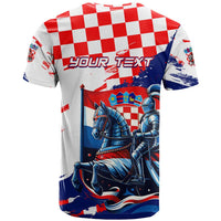Personalized Croatian Knights T Shirt Hrvatska Coat Of Arms - Wonder Print Shop