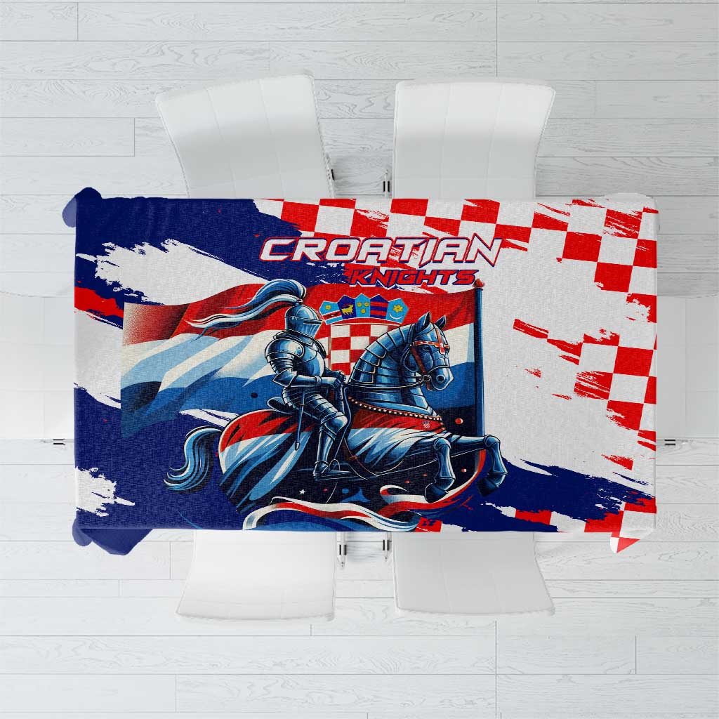 Croatian Knights Tablecloth Hrvatska Coat Of Arms - Wonder Print Shop