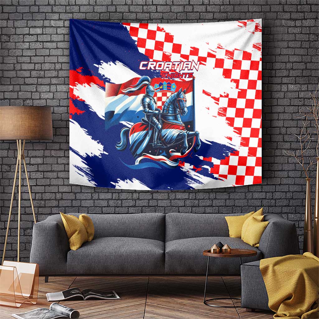 Croatian Knights Tapestry Hrvatska Coat Of Arms - Wonder Print Shop