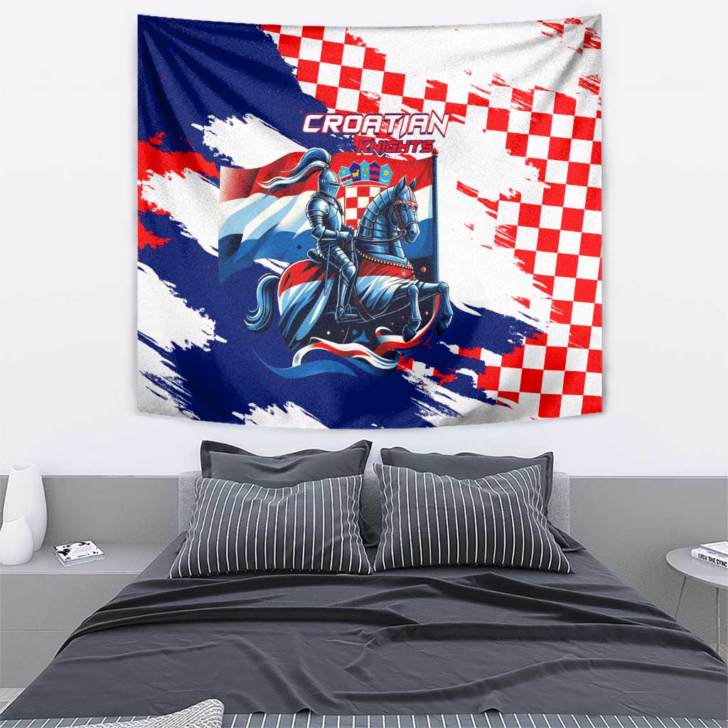 Croatian Knights Tapestry Hrvatska Coat Of Arms - Wonder Print Shop