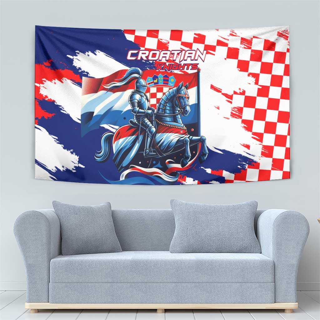 Croatian Knights Tapestry Hrvatska Coat Of Arms - Wonder Print Shop
